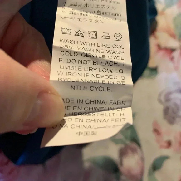 Long Sleeve Women’s Blue Size Medium With One shoulder see Open - Picture 9 of 11